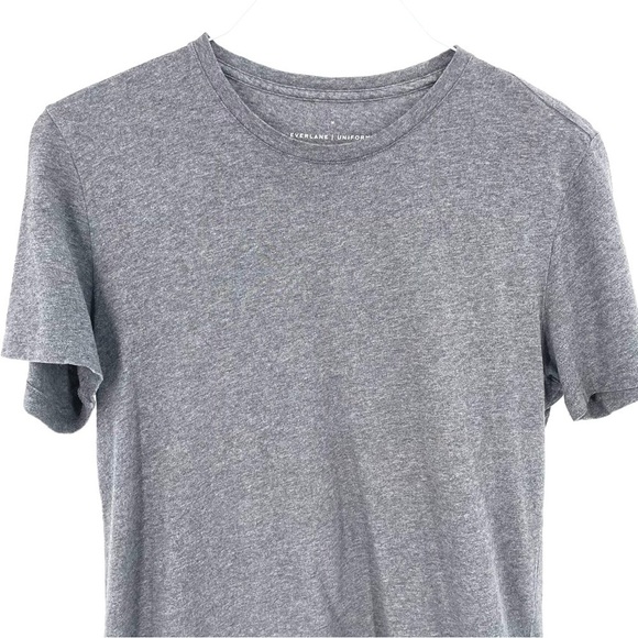 EVERLANE The Premium-Weight Crew Uniform Short Sleeve Tee Shirt - Picture 5 of 9